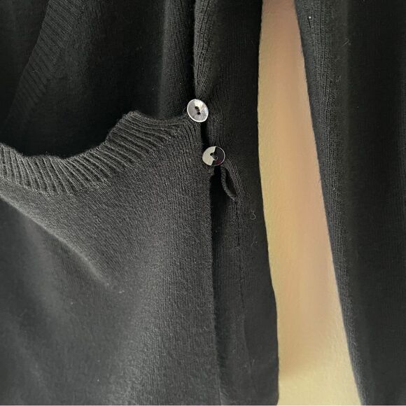 Ann Trinity Women’s Long Sleeve Wool Blend Wrap Sweater Size Medium - Picture 7 of 10